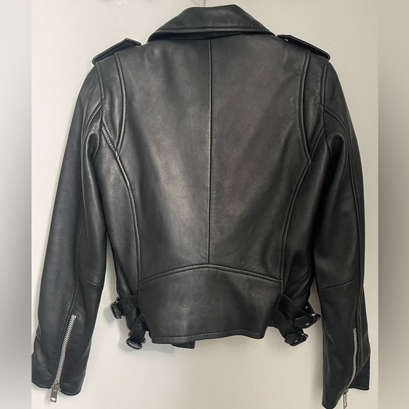 Walter Baker Liz Leather Crop Jacket - Picture 2 of 3